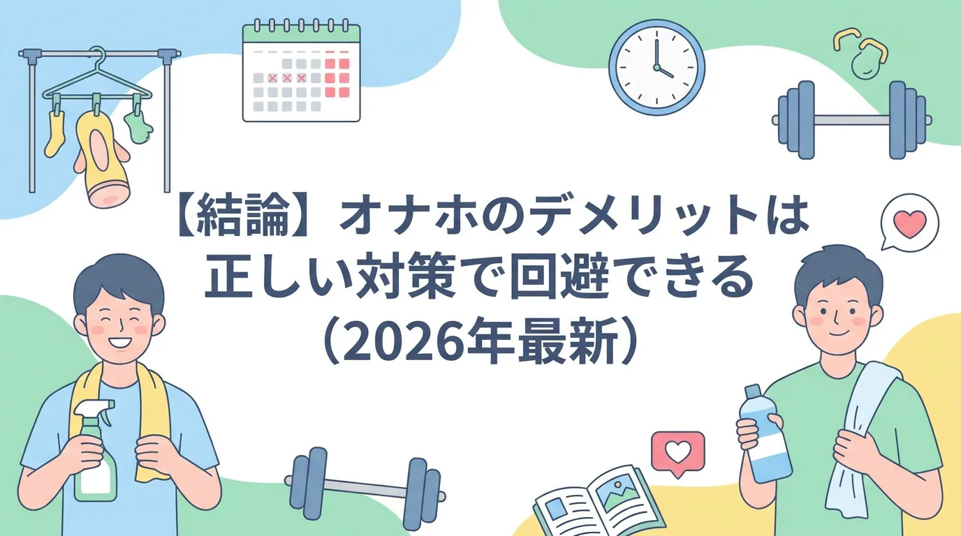 【結論】オナホのデメリットは正しい対策で回避できる(2026年最新)
