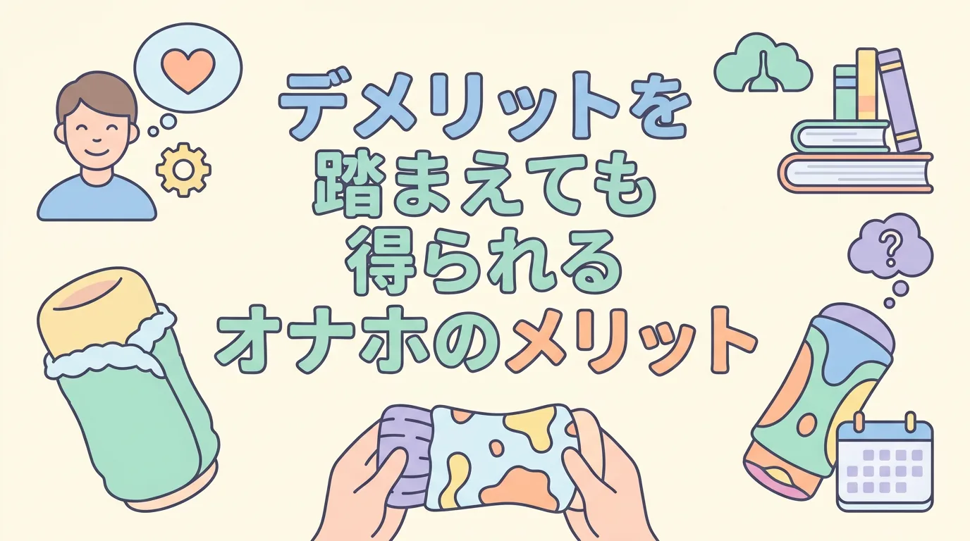 デメリットを踏まえても得られるオナホのメリット