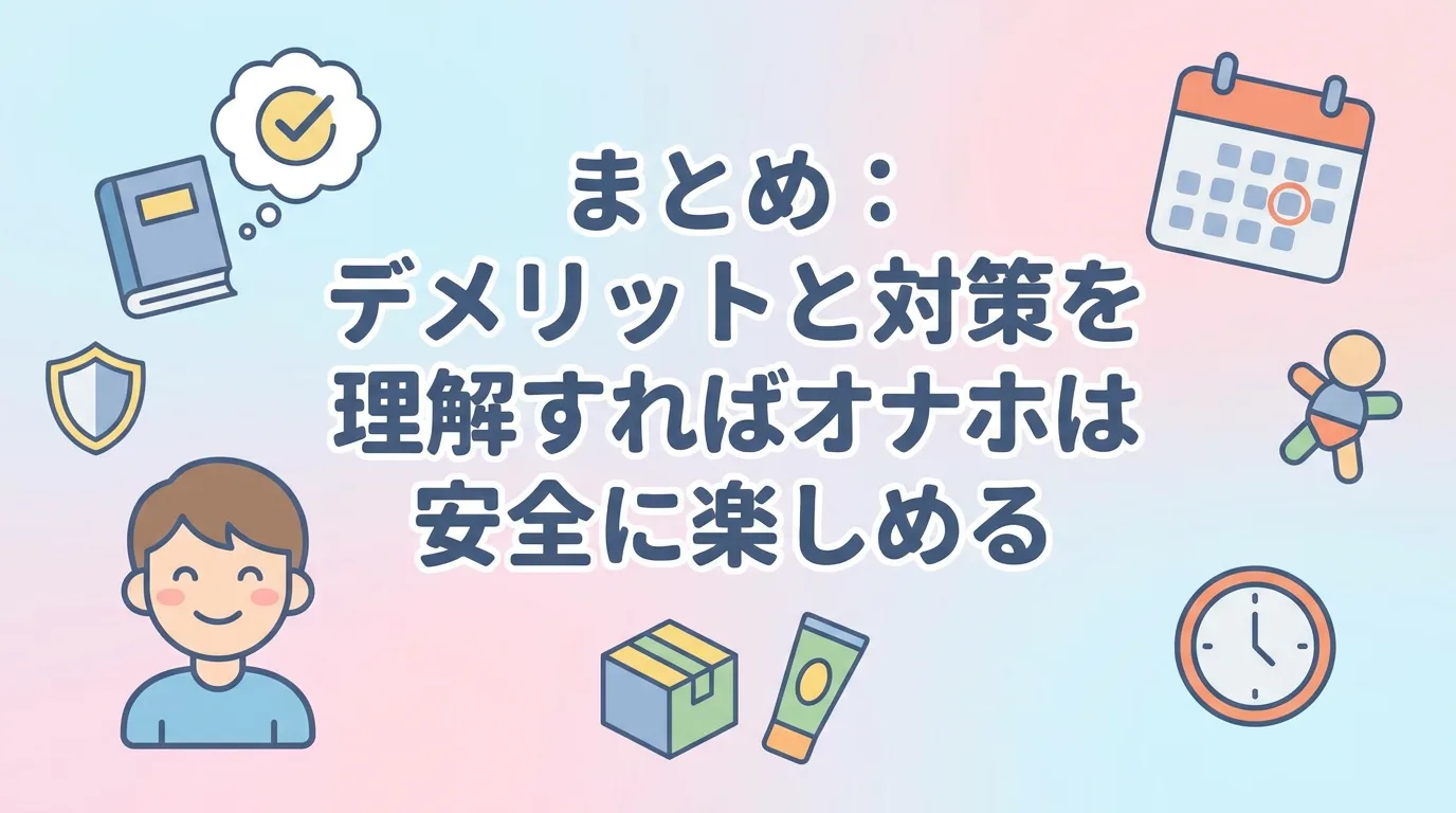 まとめ:デメリットと対策を理解すればオナホは安全に楽しめる