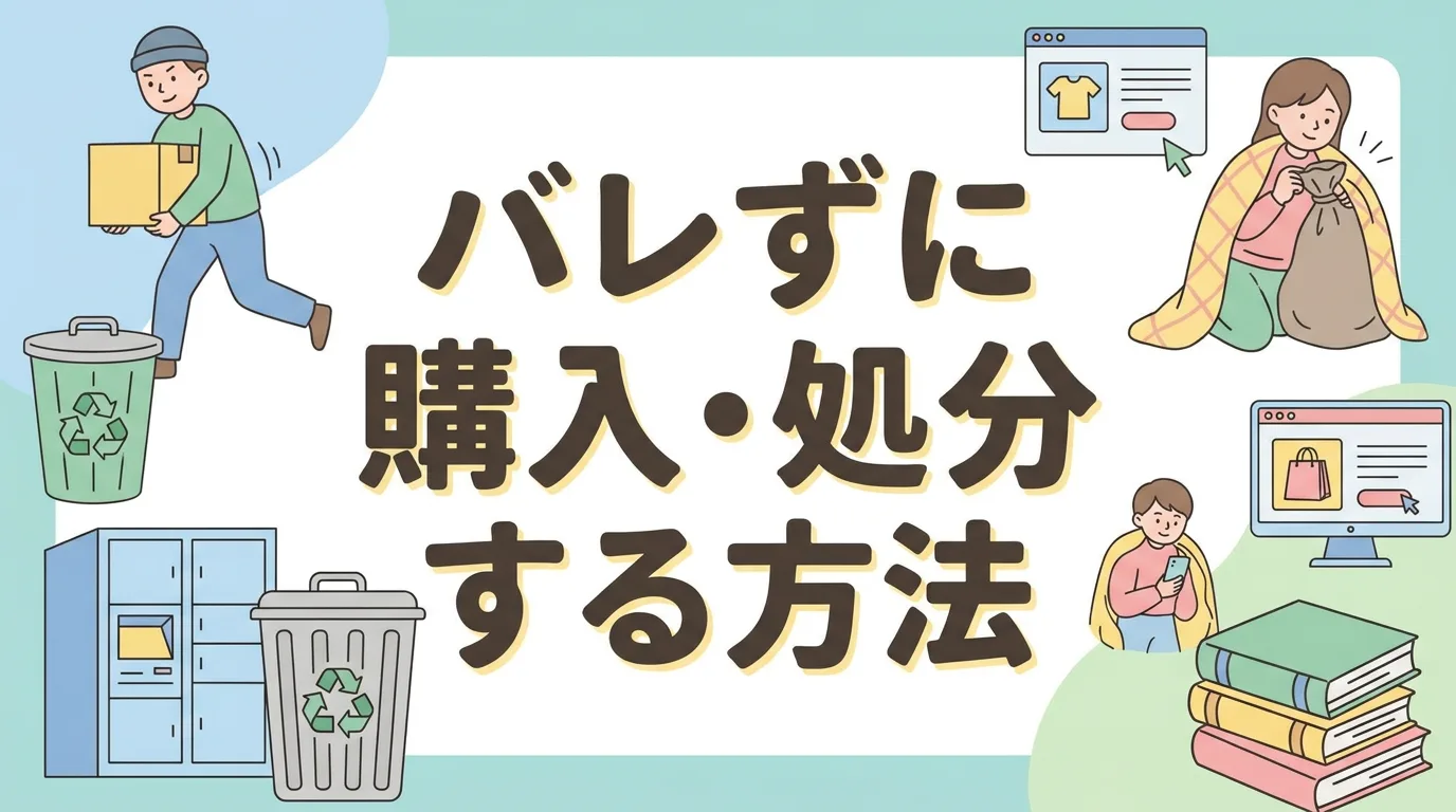 バレずに購入・処分する方法