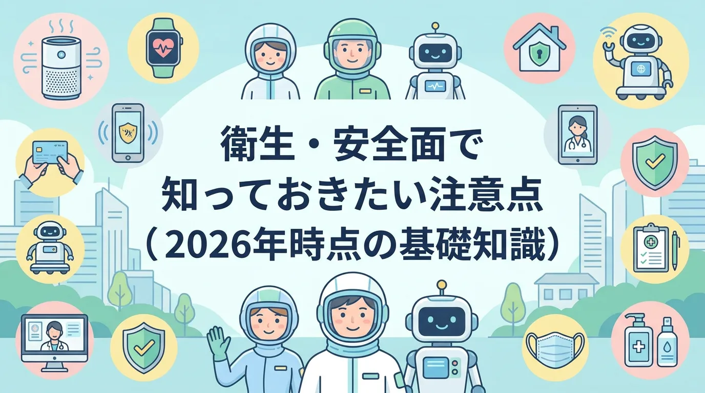 衛生・安全面で知っておきたい注意点(2026年時点の基礎知識)