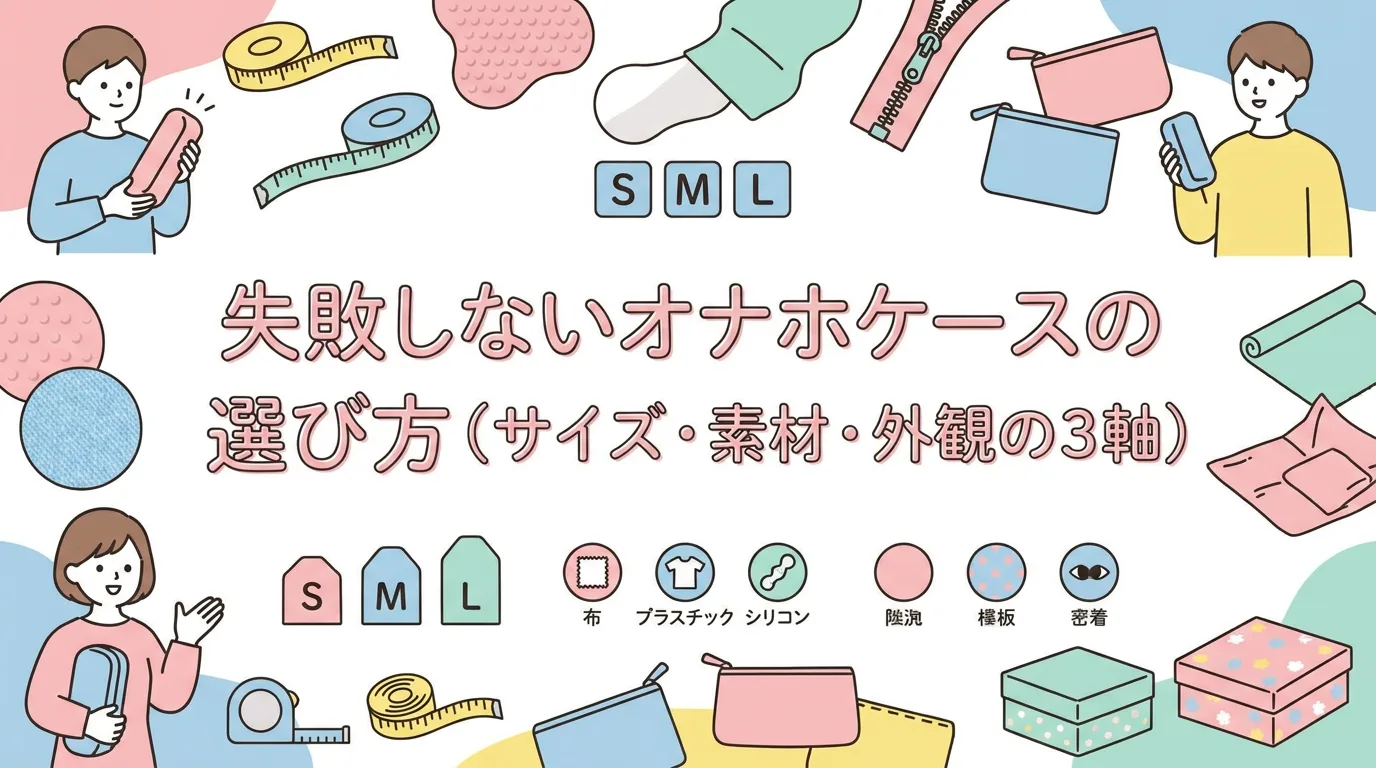 失敗しないオナホケースの選び方（サイズ・素材・外観の3軸）
