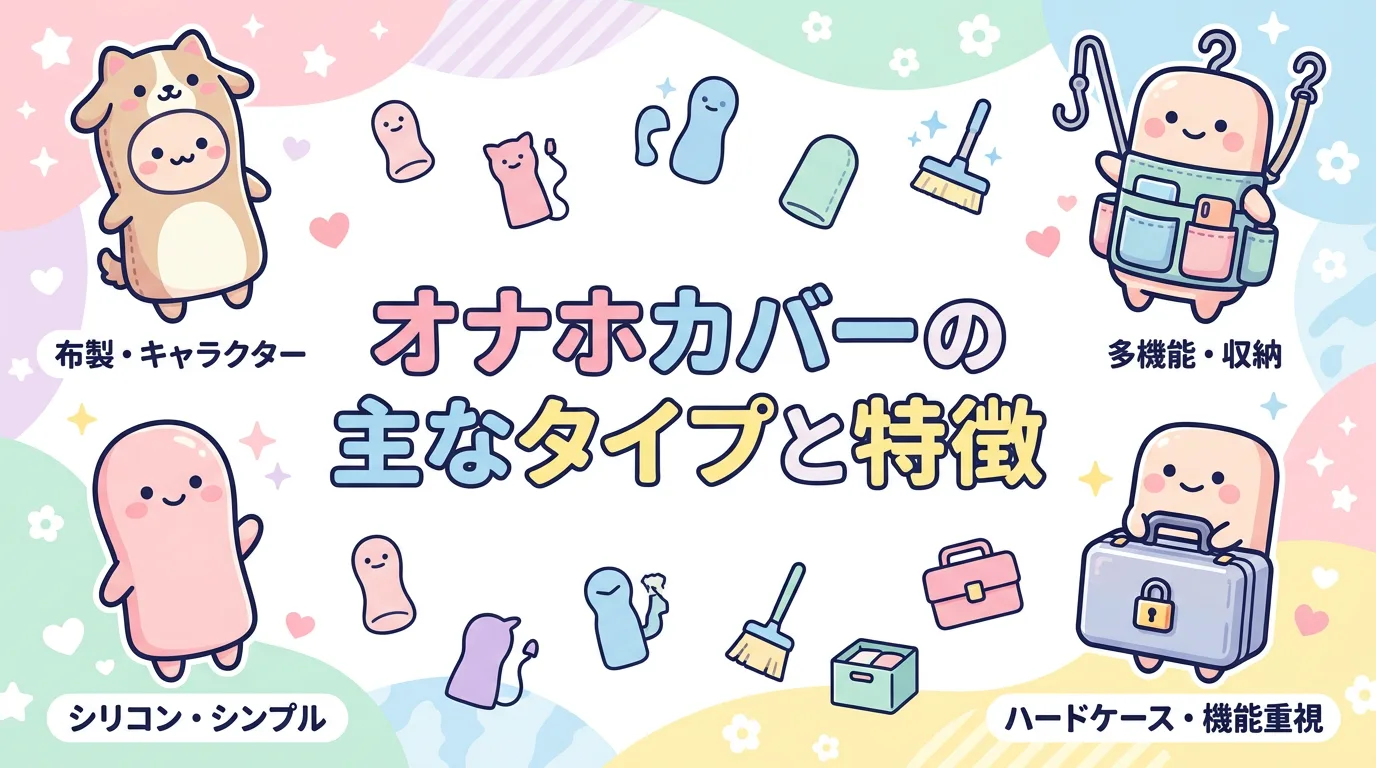 オナホカバーの主なタイプと特徴