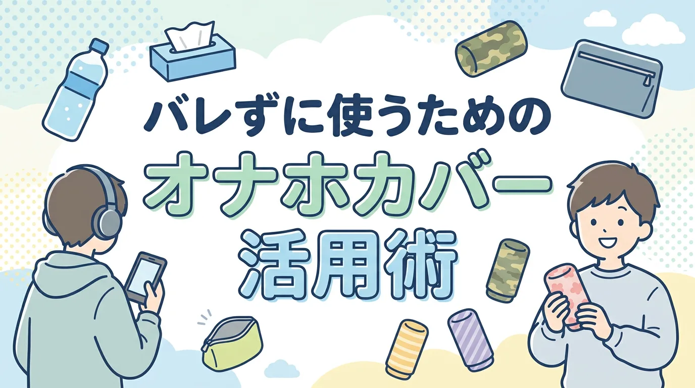 バレずに使うためのオナホカバー活用術