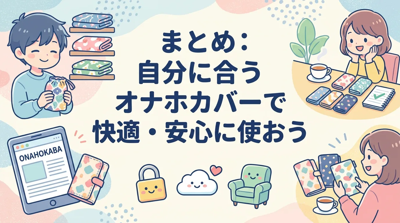 まとめ:自分に合うオナホカバーで快適・安心に使おう
