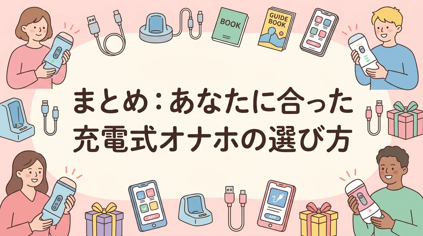 まとめ：あなたに合った充電式オナホの選び方